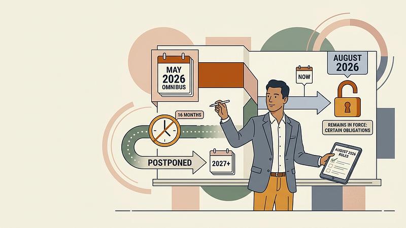 Is the EU AI Act Being Postponed? What the May 2026 Omnibus Agreement Actually Changed